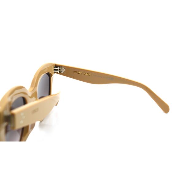 NEW CELINE CL4005FN 57Z BEIGE VIOLET GRADIENT WOMEN'S SUNGLASSES - Picture 8 of 10